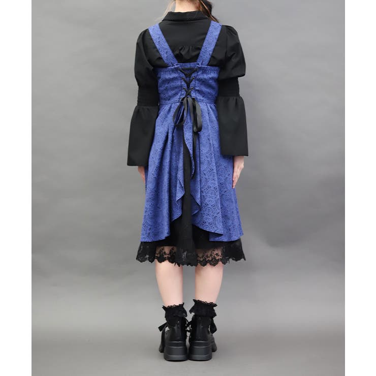 バックフリルジャカードワンピース | axes femme | 詳細画像3 