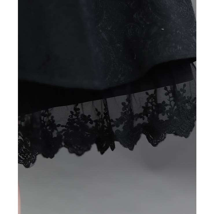 バックフリルジャカードワンピース | axes femme | 詳細画像6 