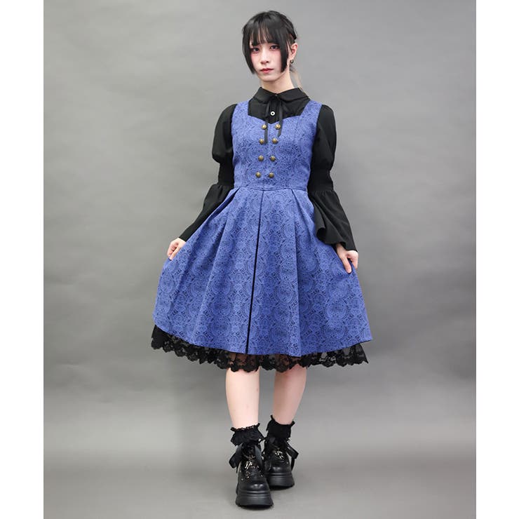 バックフリルジャカードワンピース | axes femme | 詳細画像9 