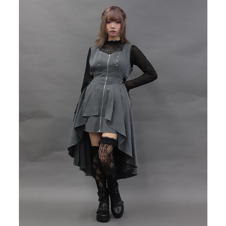 グレー | フィッシュテールノースリワンピース | axes femme