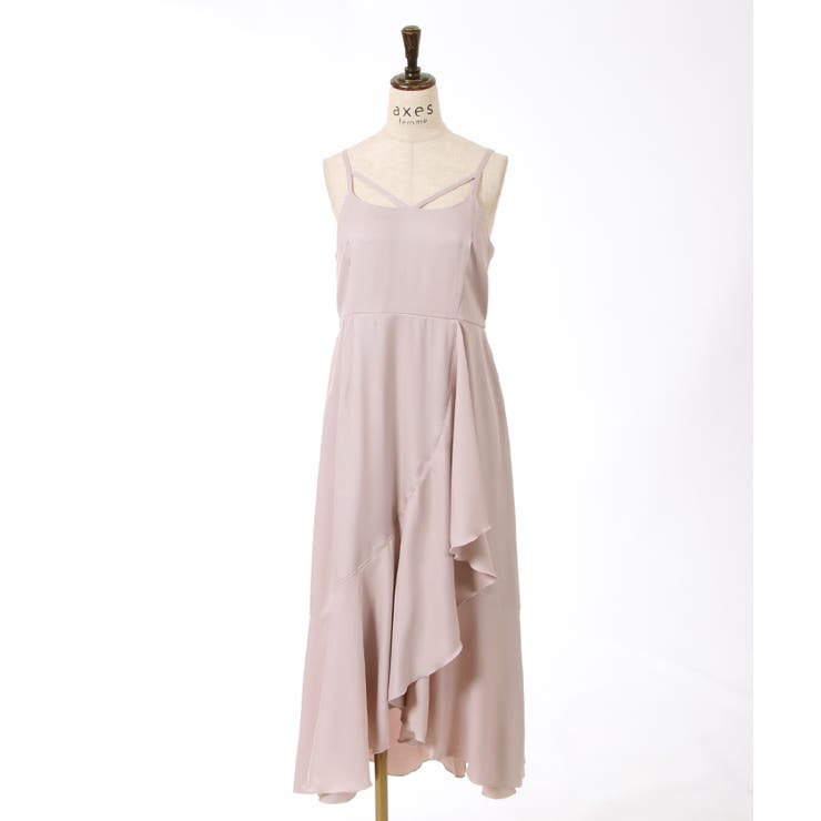 ラッフルフリルキャミワンピ[品番：IGAW0003576]｜axes femme