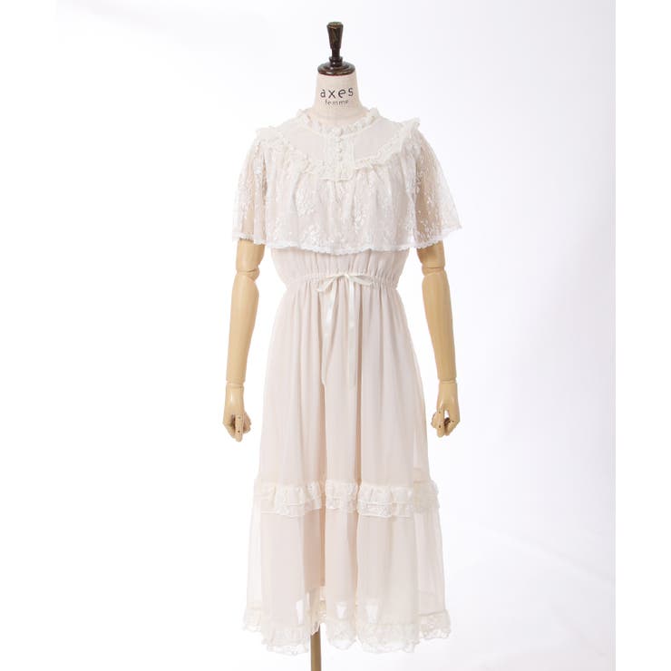 ヴィンテージ風サマードレス[品番：IGAW0003820]｜axes femme