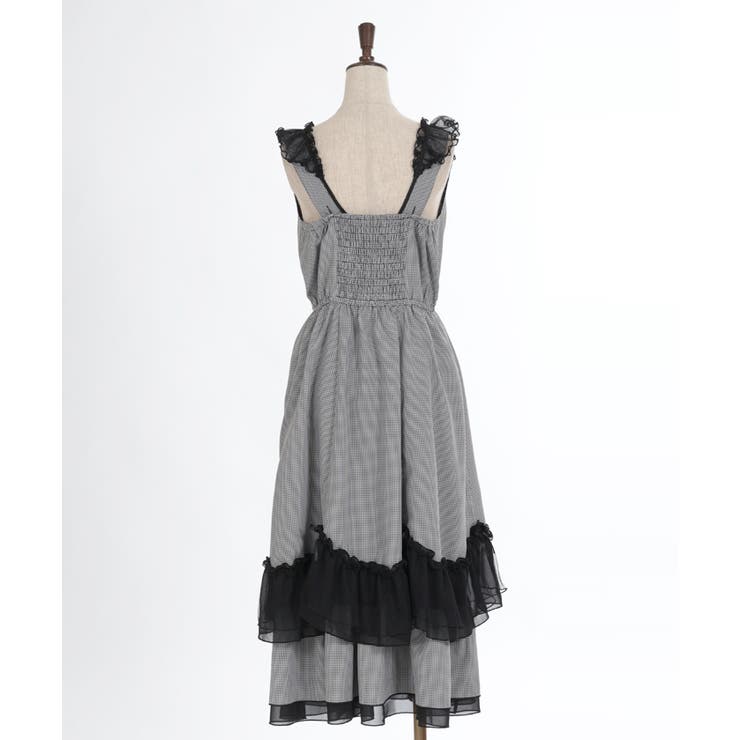 ローズリボンチェックワンピース[品番：IGAW0004997]｜axes femme
