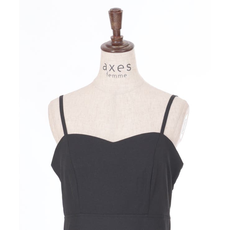 チャイナ釦バイカラーワンピース[品番：IGAW0005184]｜axes femme 