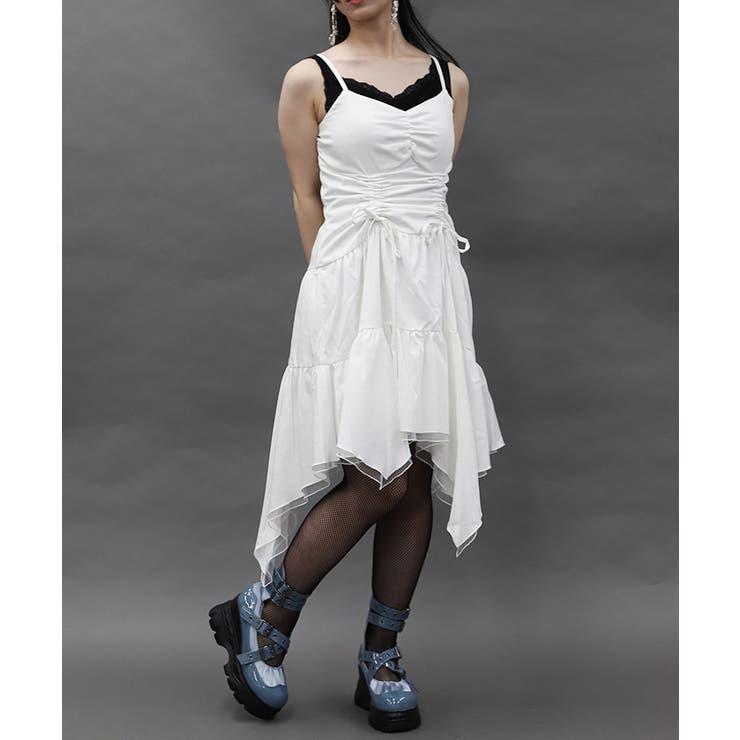 ドロストデザインイレヘムワンピース | axes femme | 詳細画像1 