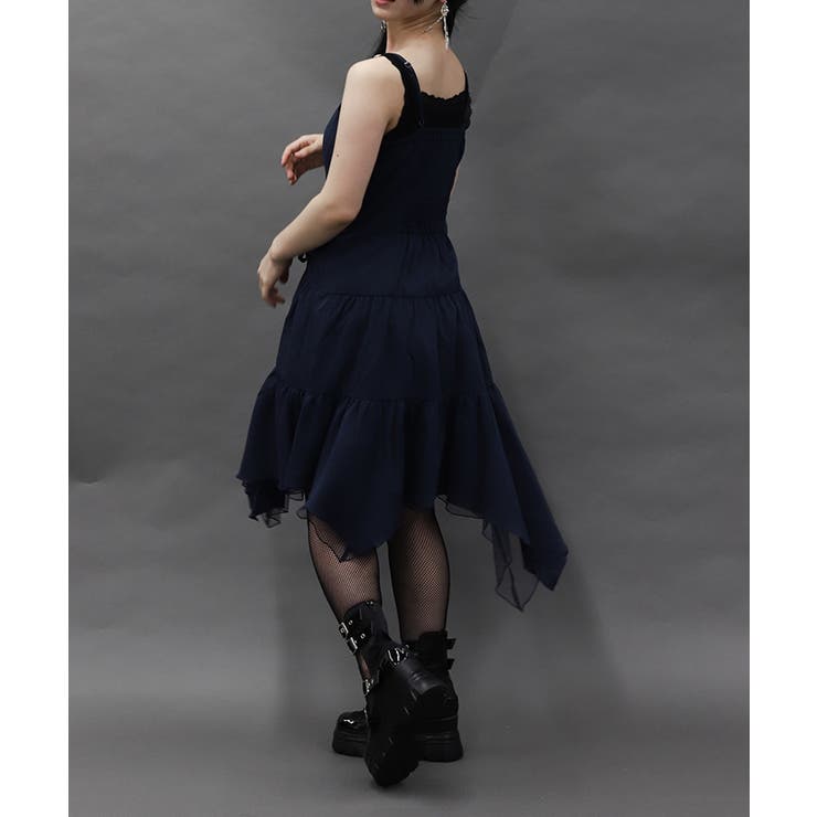 ドロストデザインイレヘムワンピース | axes femme | 詳細画像6 
