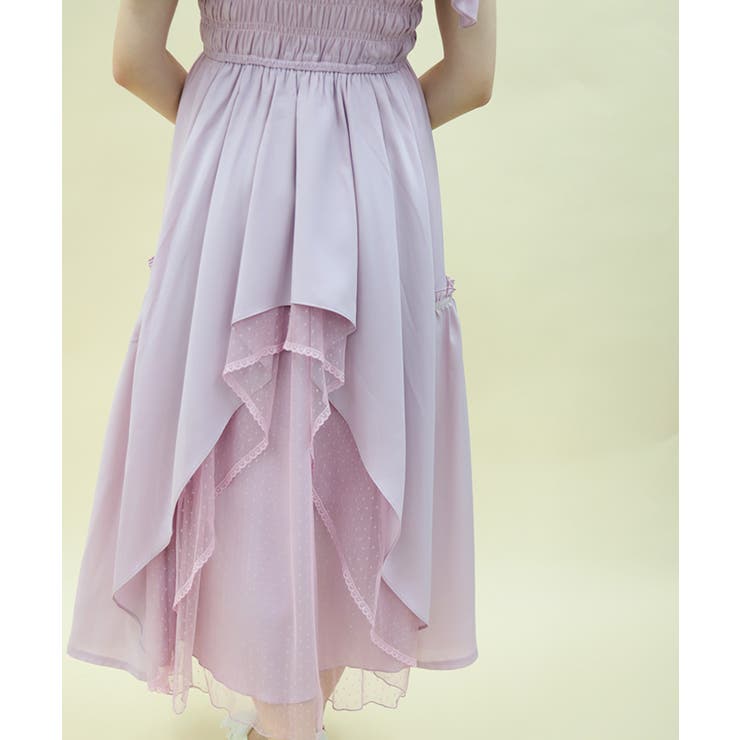 バックフリルロングワンピース | axes femme | 詳細画像11 