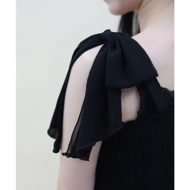 バックフリルロングワンピース | axes femme | 詳細画像13 