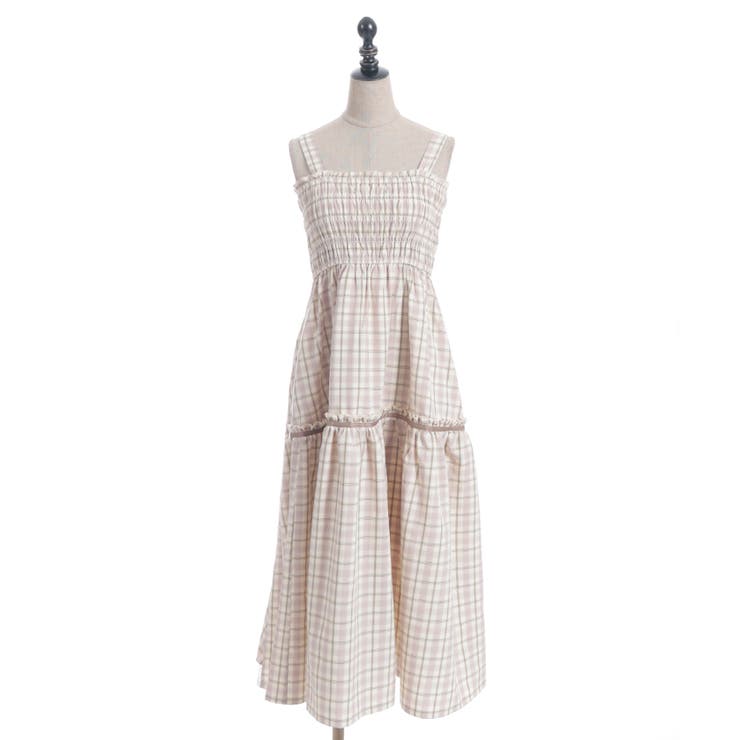 バックフリルロングワンピース | axes femme | 詳細画像26 