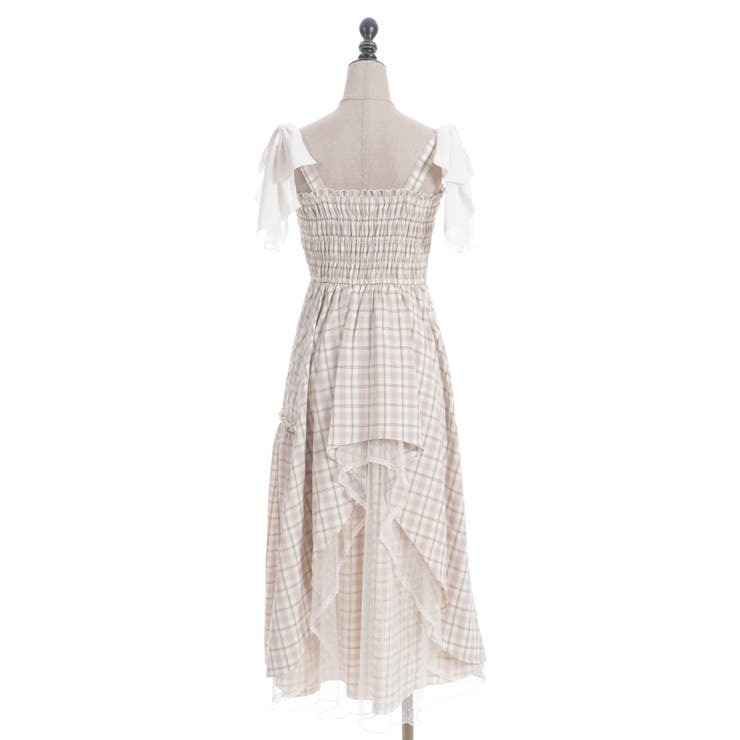 バックフリルロングワンピース | axes femme | 詳細画像28 