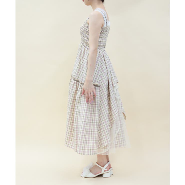 バックフリルロングワンピース | axes femme | 詳細画像5 