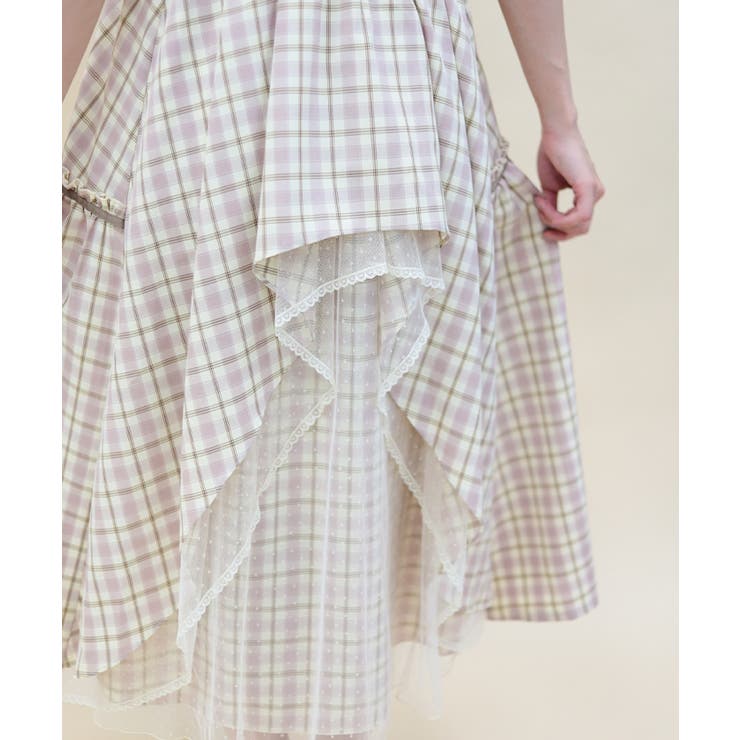 バックフリルロングワンピース | axes femme | 詳細画像8 