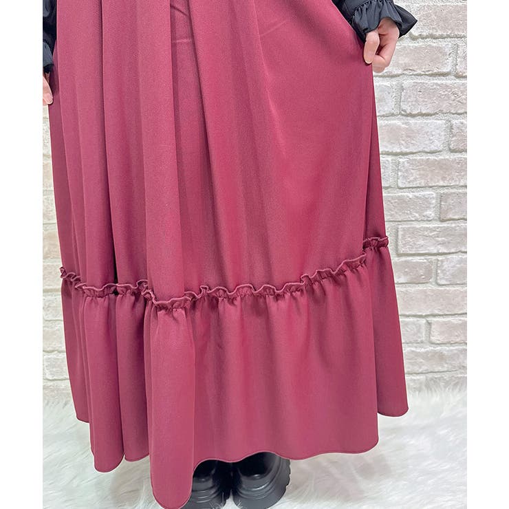 リボンデザインロングジャンスカ | axes femme | 詳細画像12 