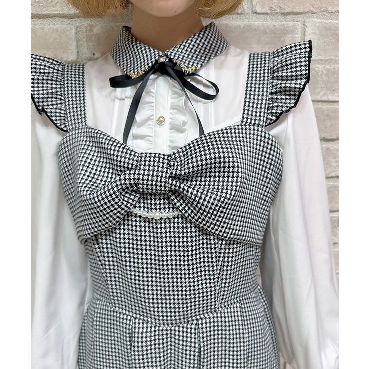 リボンデザインロングジャンスカ | axes femme | 詳細画像8 