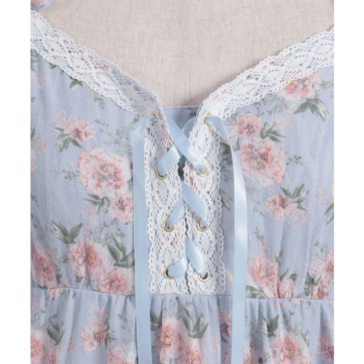 花柄ティアードキャミワンピース | axes femme | 詳細画像20 