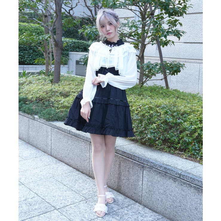 コットンレースキャミOP[品番：IGAW0007722]｜axes femme