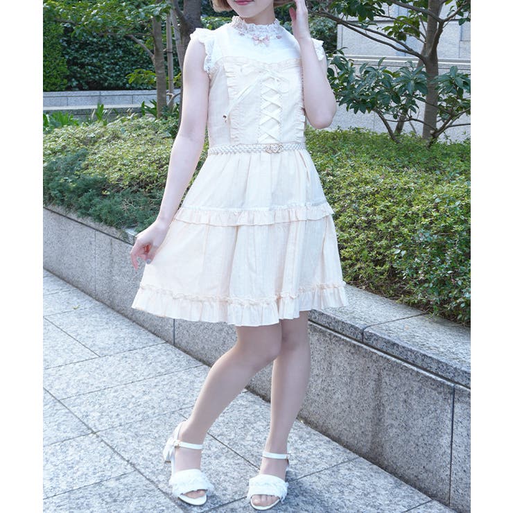 イエロー | コットンレースキャミＯＰ | axes femme