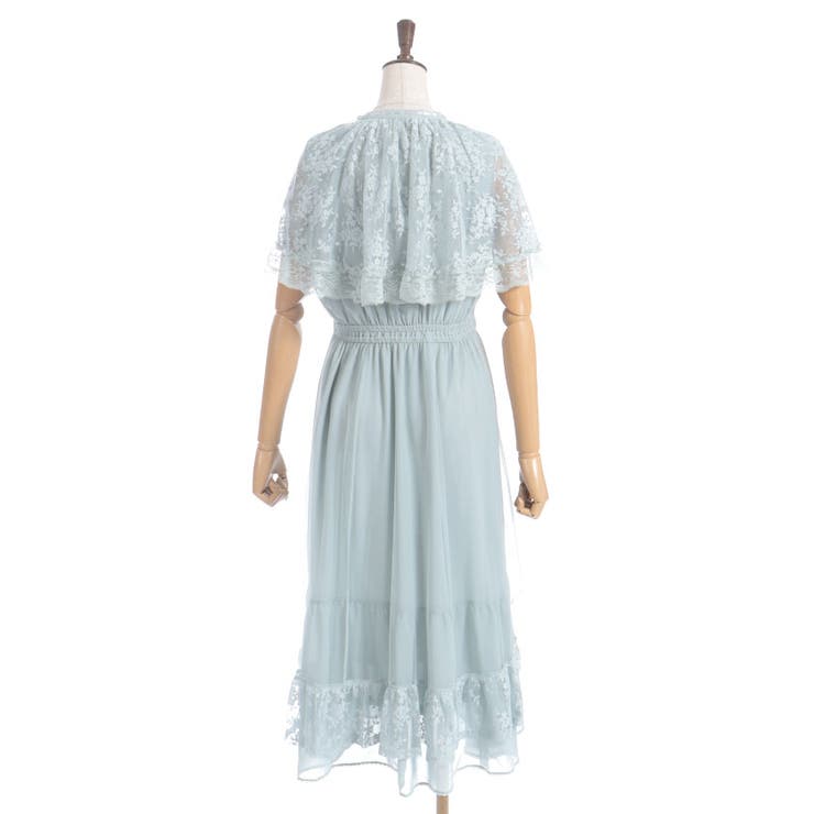 ドロストレースケープワンピース[品番：IGAW0006681]｜axes