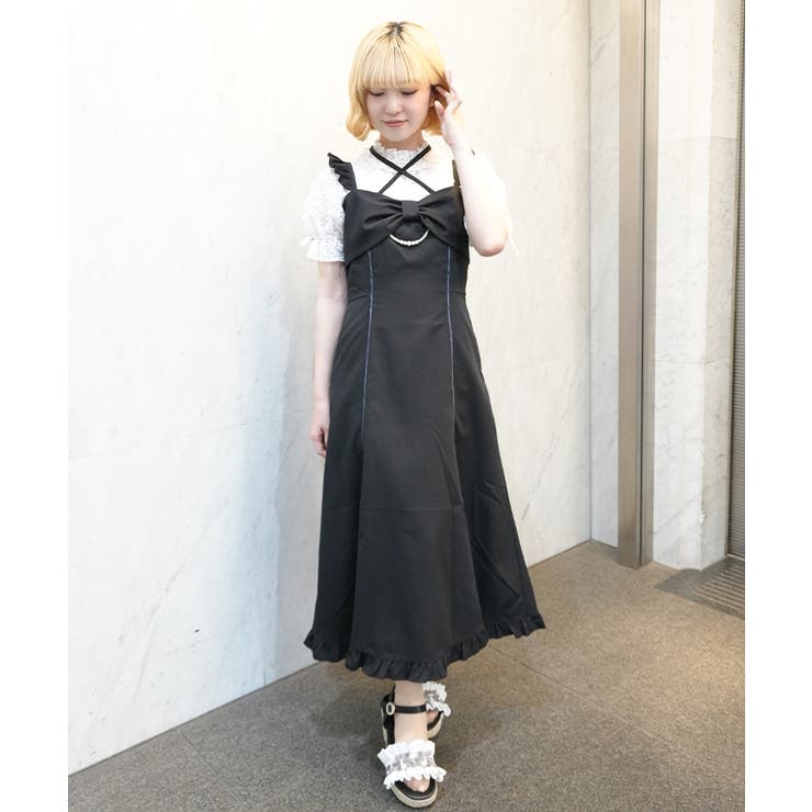 リボンデザインキャミワンピース | axes femme | 詳細画像10 