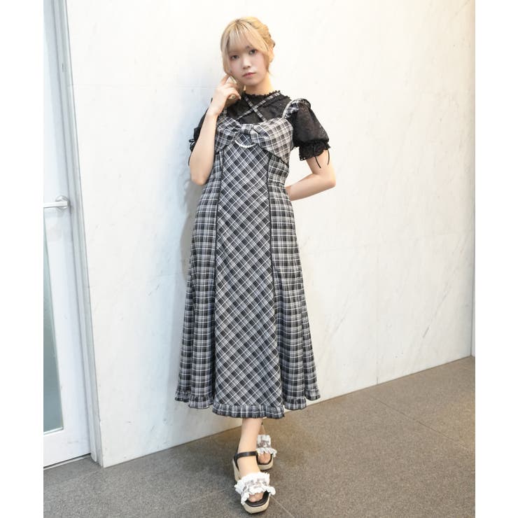 リボンデザインキャミワンピース | axes femme | 詳細画像11 