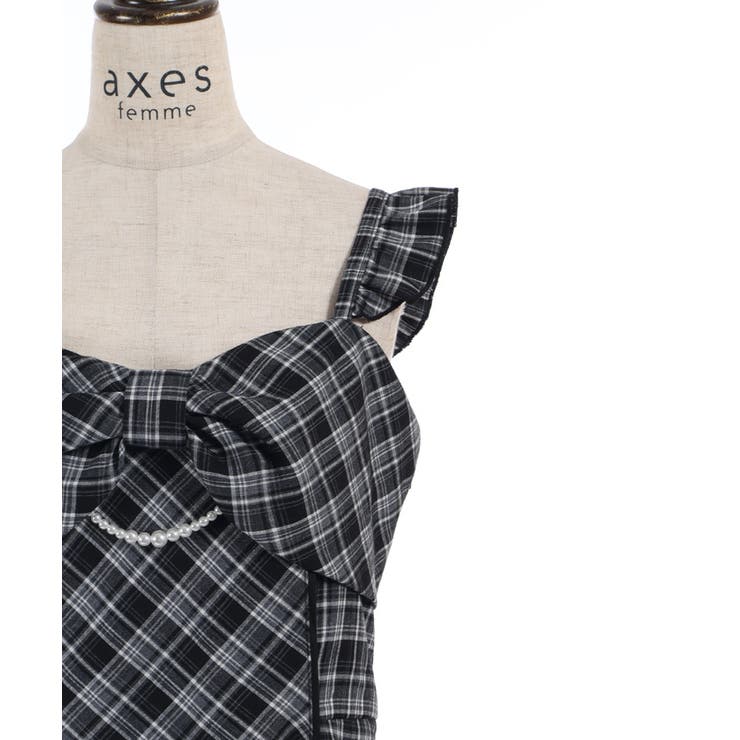 リボンデザインキャミワンピース | axes femme | 詳細画像17 