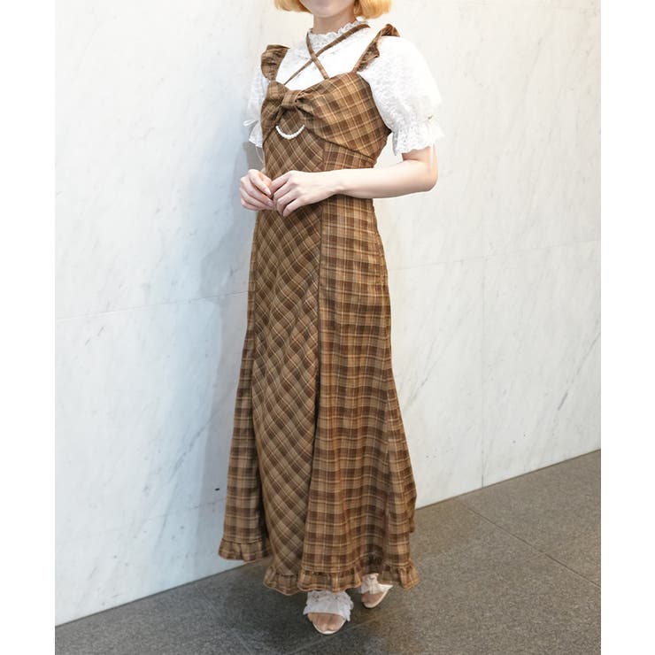 リボンデザインキャミワンピース | axes femme | 詳細画像8 