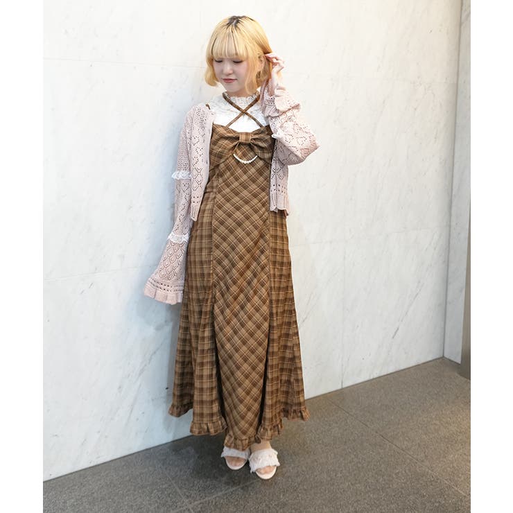 リボンデザインキャミワンピース | axes femme | 詳細画像9 