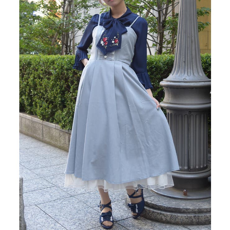 グレー | バックシャンキャミワンピース | axes femme