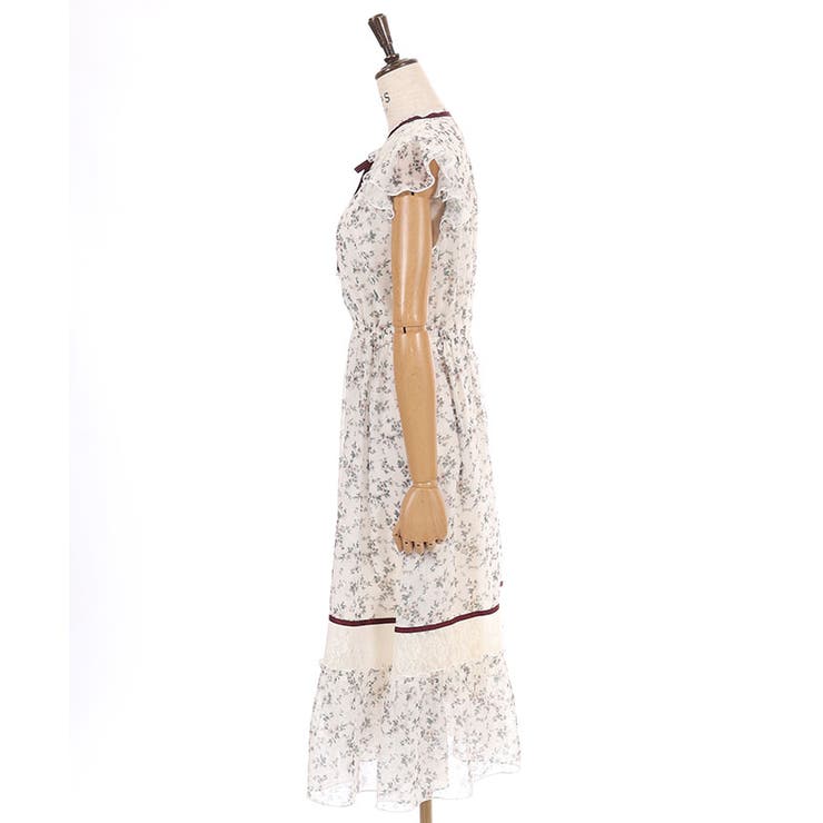 カットワーク花柄ワンピース | axes femme | 詳細画像12 