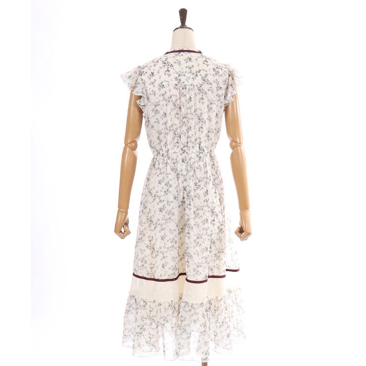 カットワーク花柄ワンピース | axes femme | 詳細画像13 