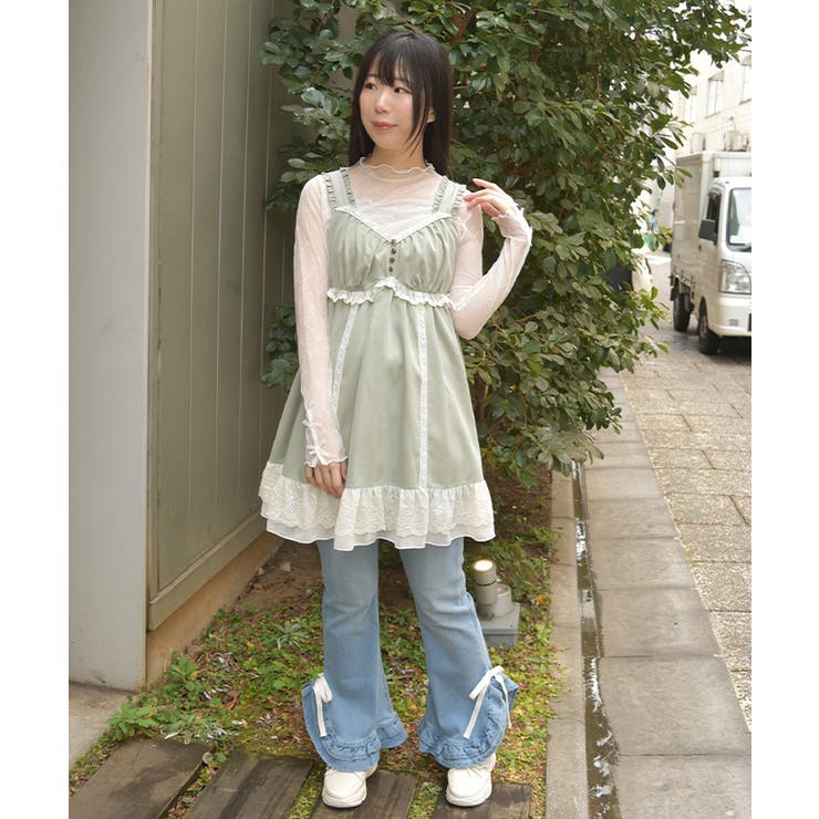 レース使いチュニックワンピース | axes femme | 詳細画像12 