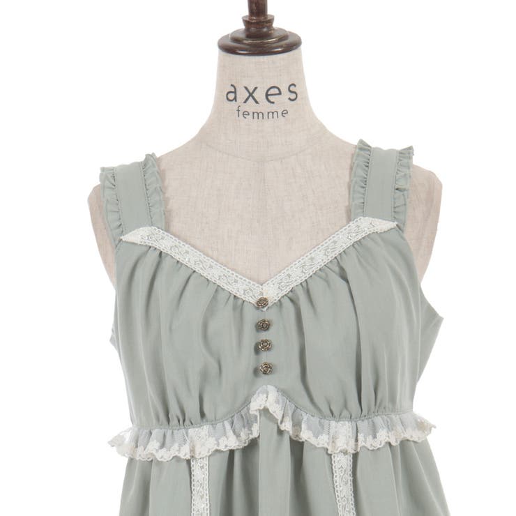 レース使いチュニックワンピース | axes femme | 詳細画像16 