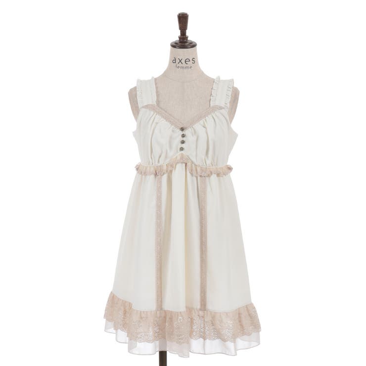 レース使いチュニックワンピース | axes femme | 詳細画像18 