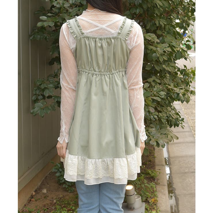 レース使いチュニックワンピース | axes femme | 詳細画像3 