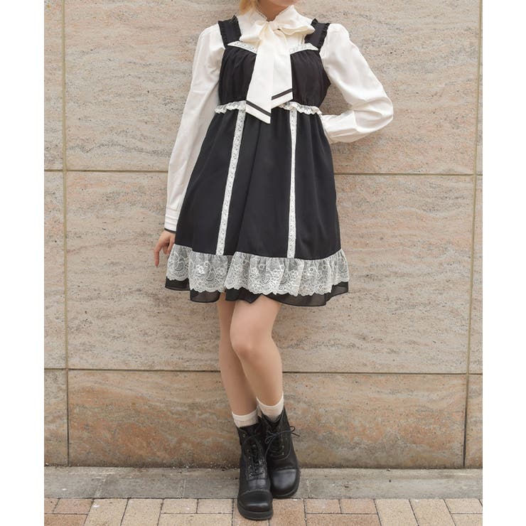 レース使いチュニックワンピース | axes femme | 詳細画像6 