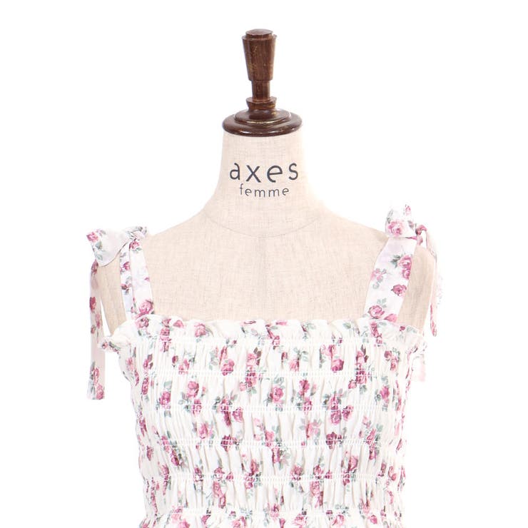 ミニローズプリントチュニック | axes femme | 詳細画像18 