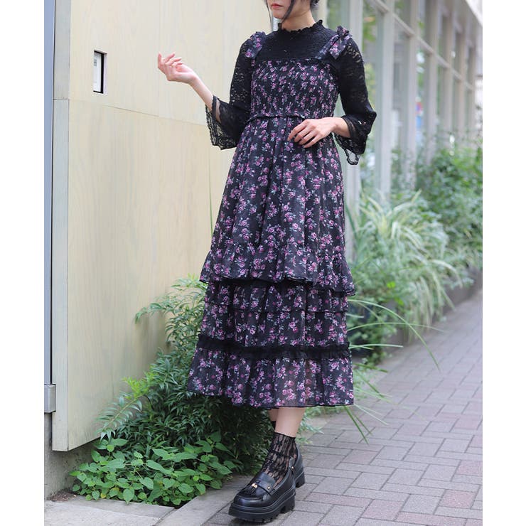 ミニローズプリントチュニック | axes femme | 詳細画像7 