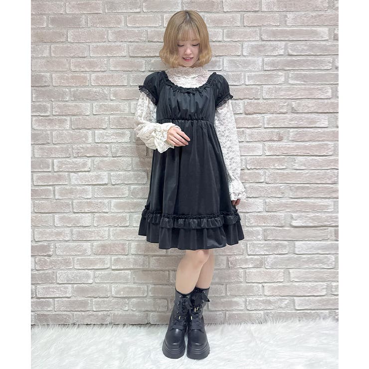 トロワリボンベロアワンピース | axes femme | 詳細画像10 