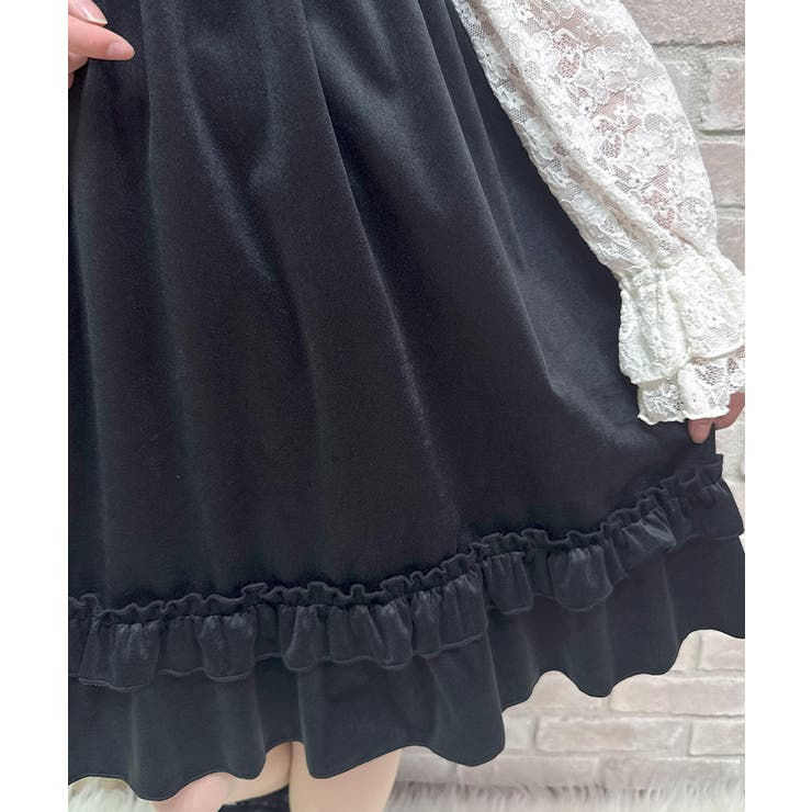 トロワリボンベロアワンピース | axes femme | 詳細画像11 