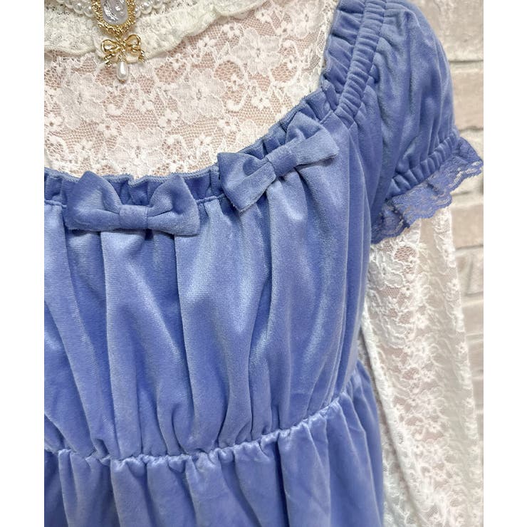 トロワリボンベロアワンピース | axes femme | 詳細画像14 