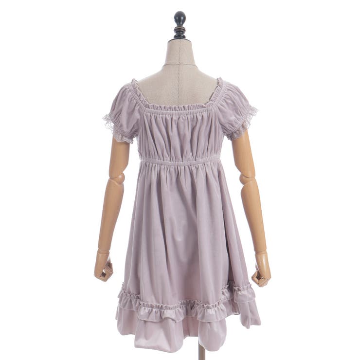 トロワリボンベロアワンピース | axes femme | 詳細画像18 