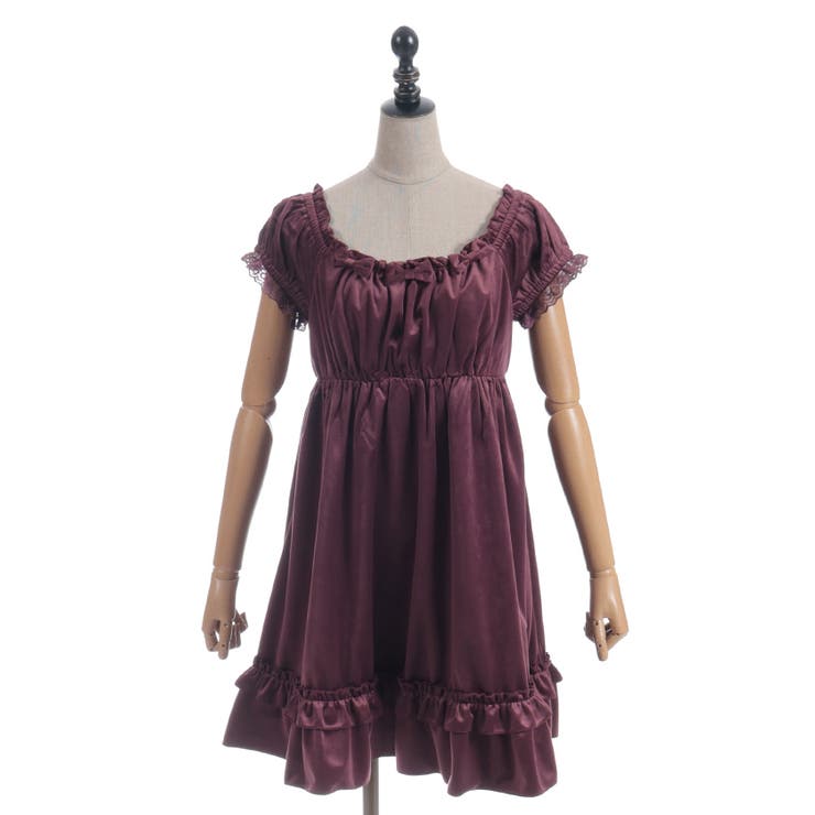 トロワリボンベロアワンピース | axes femme | 詳細画像20 