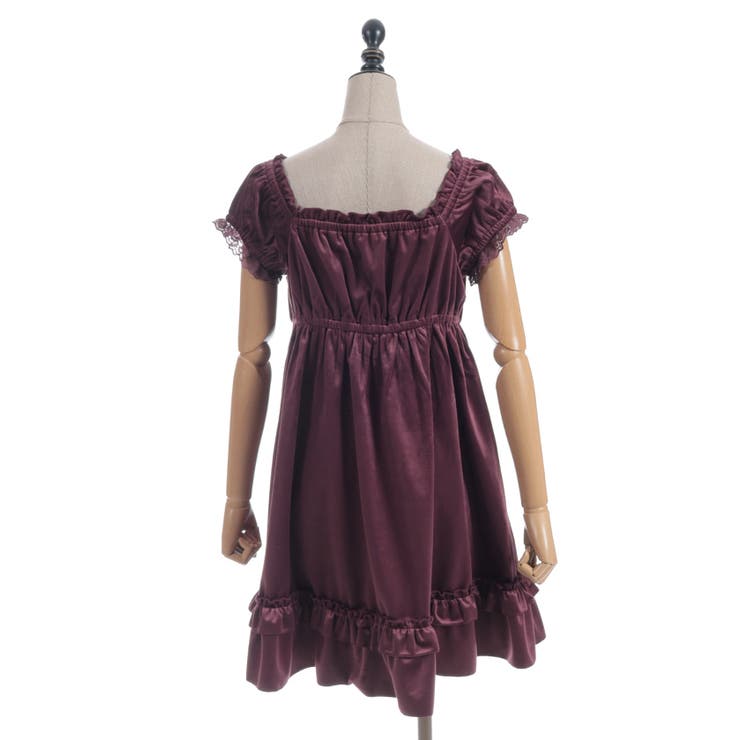 トロワリボンベロアワンピース | axes femme | 詳細画像22 