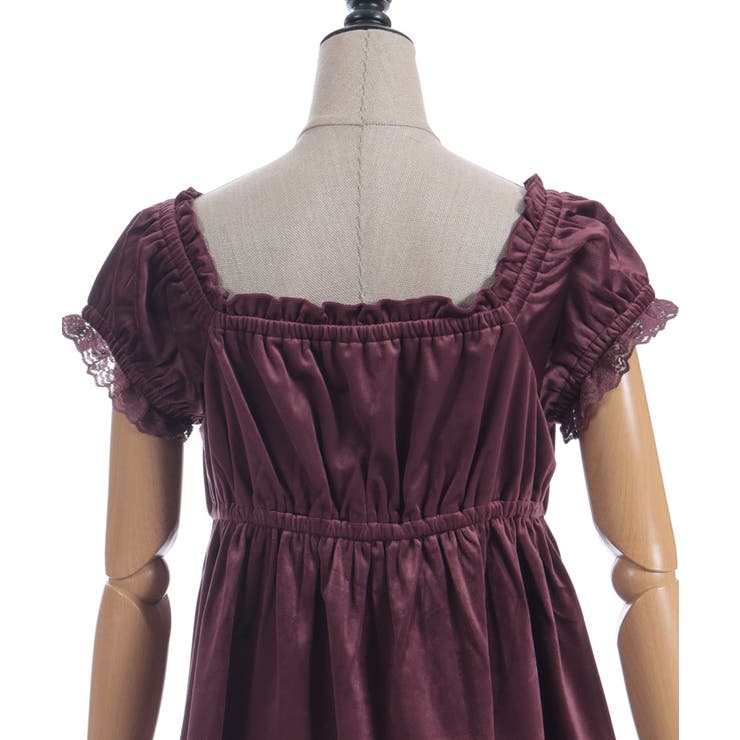 トロワリボンベロアワンピース | axes femme | 詳細画像23 