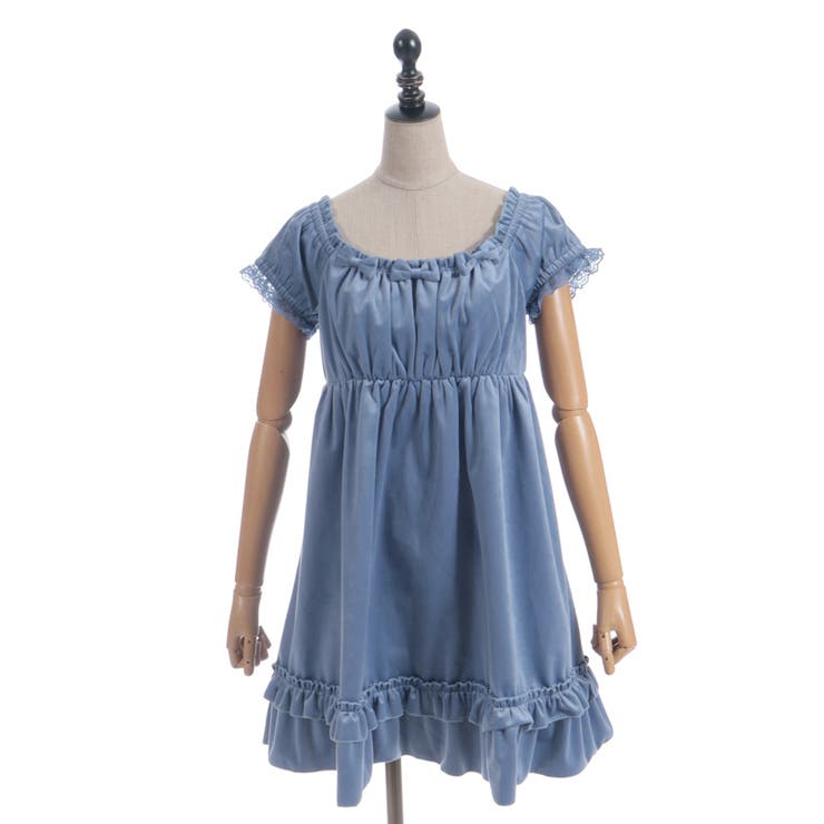 トロワリボンベロアワンピース | axes femme | 詳細画像24 