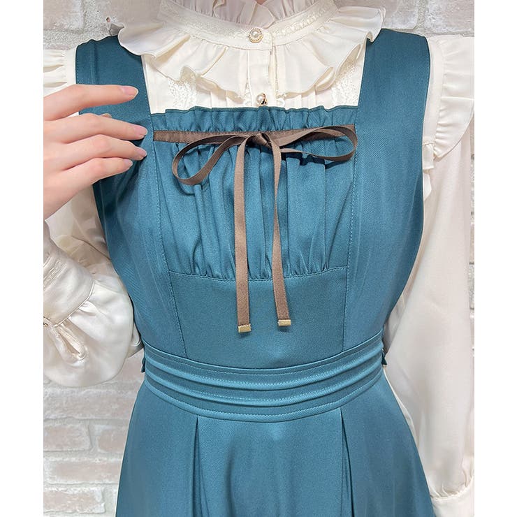 バックリボンフリルジャンスカ | axes femme | 詳細画像7 