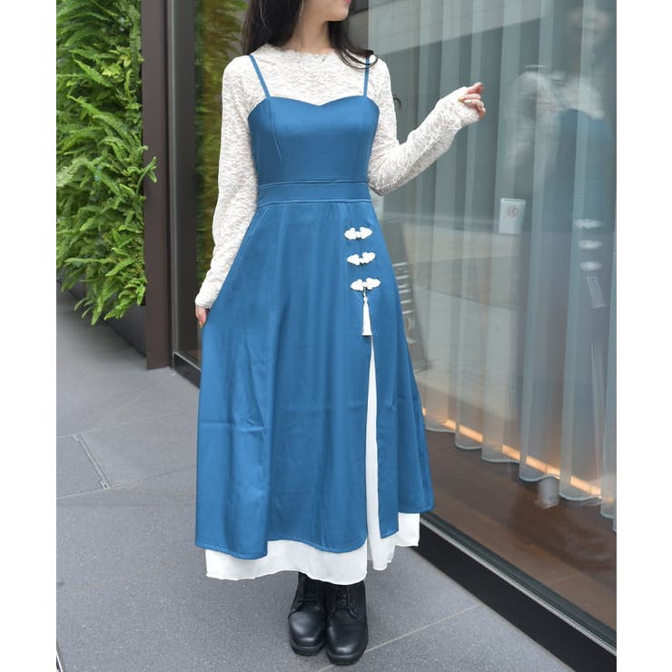 チャイナドレス ロング 通販 チャイナ服 チャイナ ワンピース