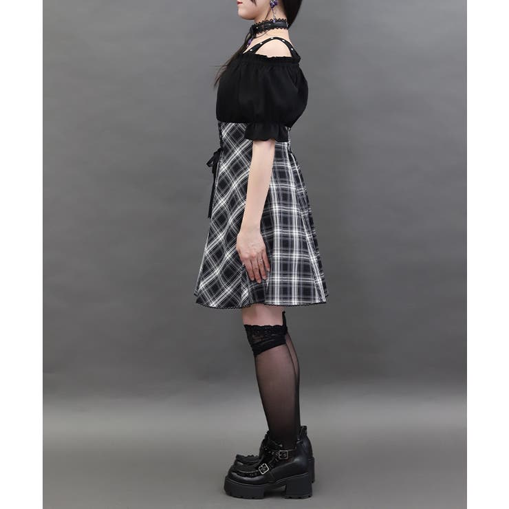オフショルドッキングワンピース | axes femme | 詳細画像2 