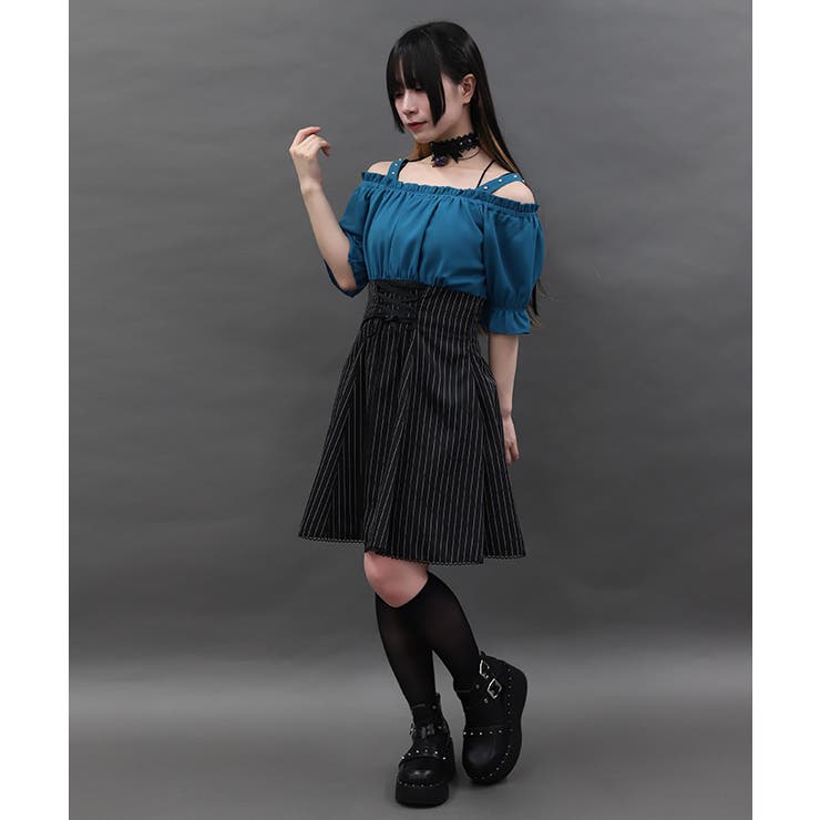 オフショルドッキングワンピース | axes femme | 詳細画像5 