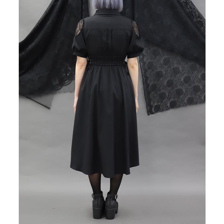 フィッシュテールフレアワンピース | axes femme | 詳細画像3 
